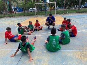 Time de futebol infantil Vila Olímpica da Maré